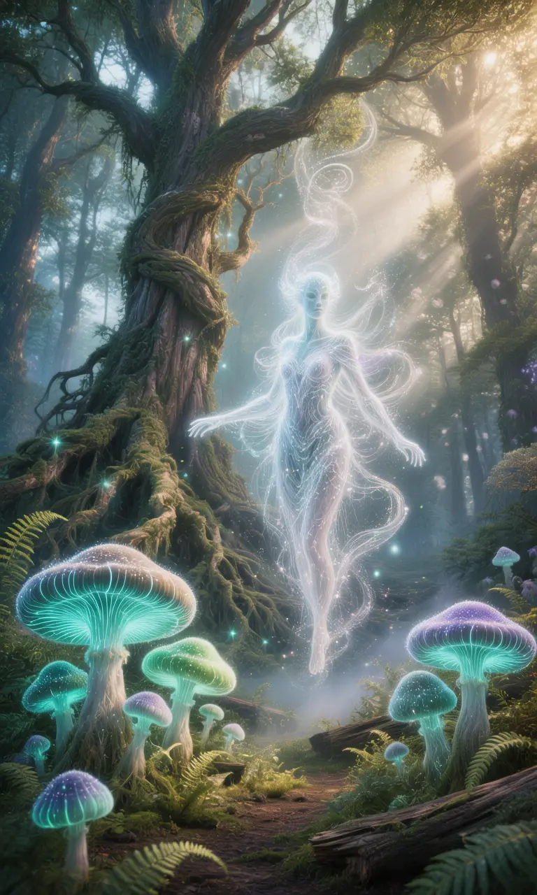 AI image generator example – landscape nature scene