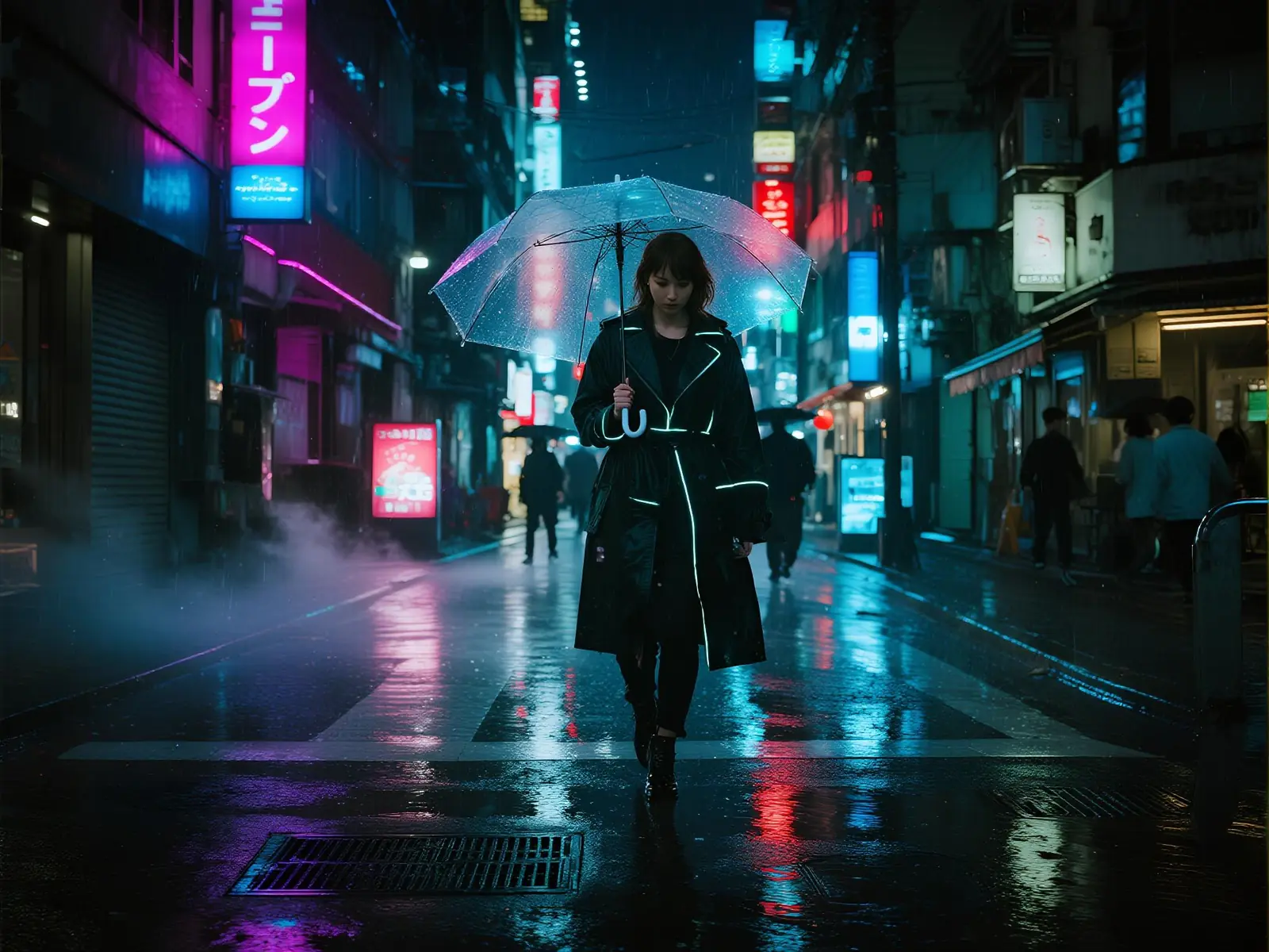 AI-generated portrait fashion artwork created with Cliprise