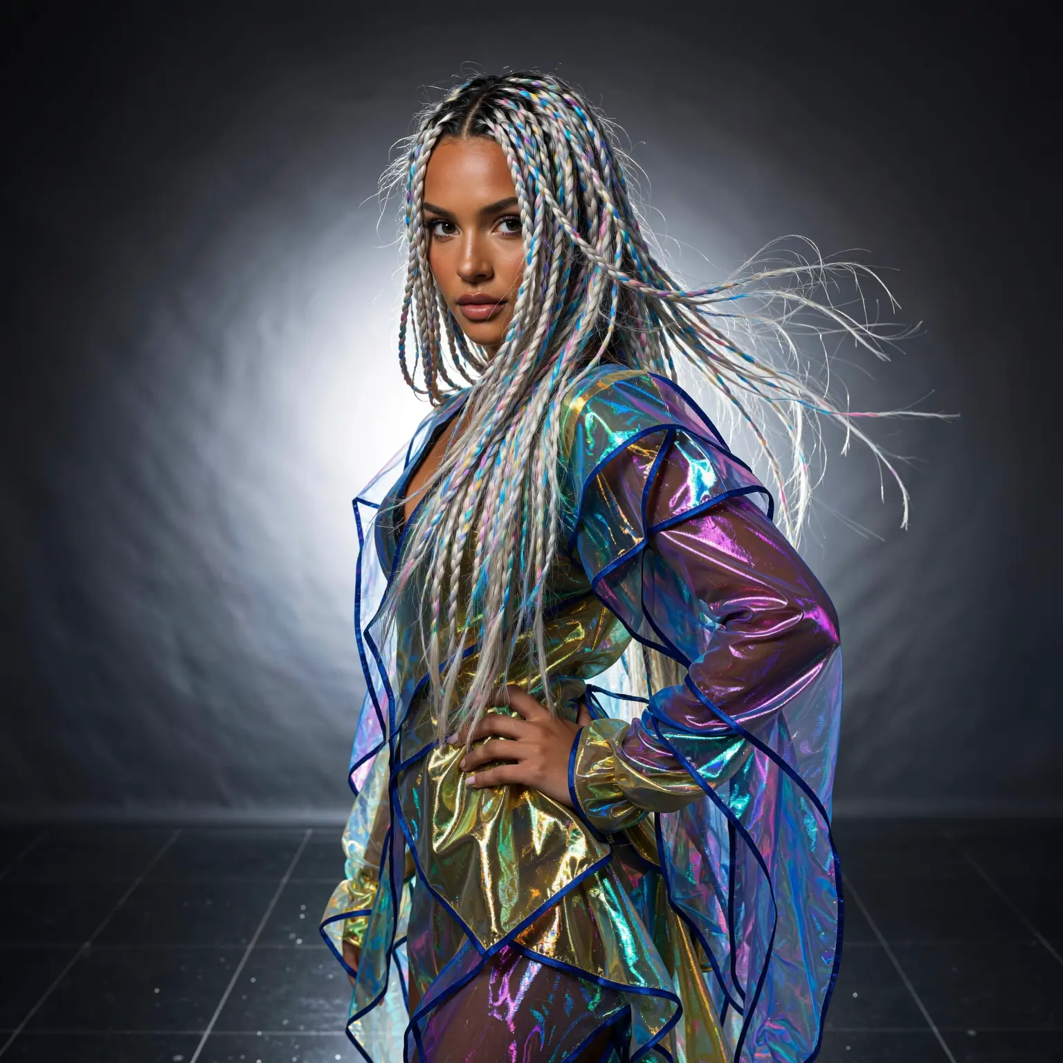 Text-to-video AI example – abstract digital art