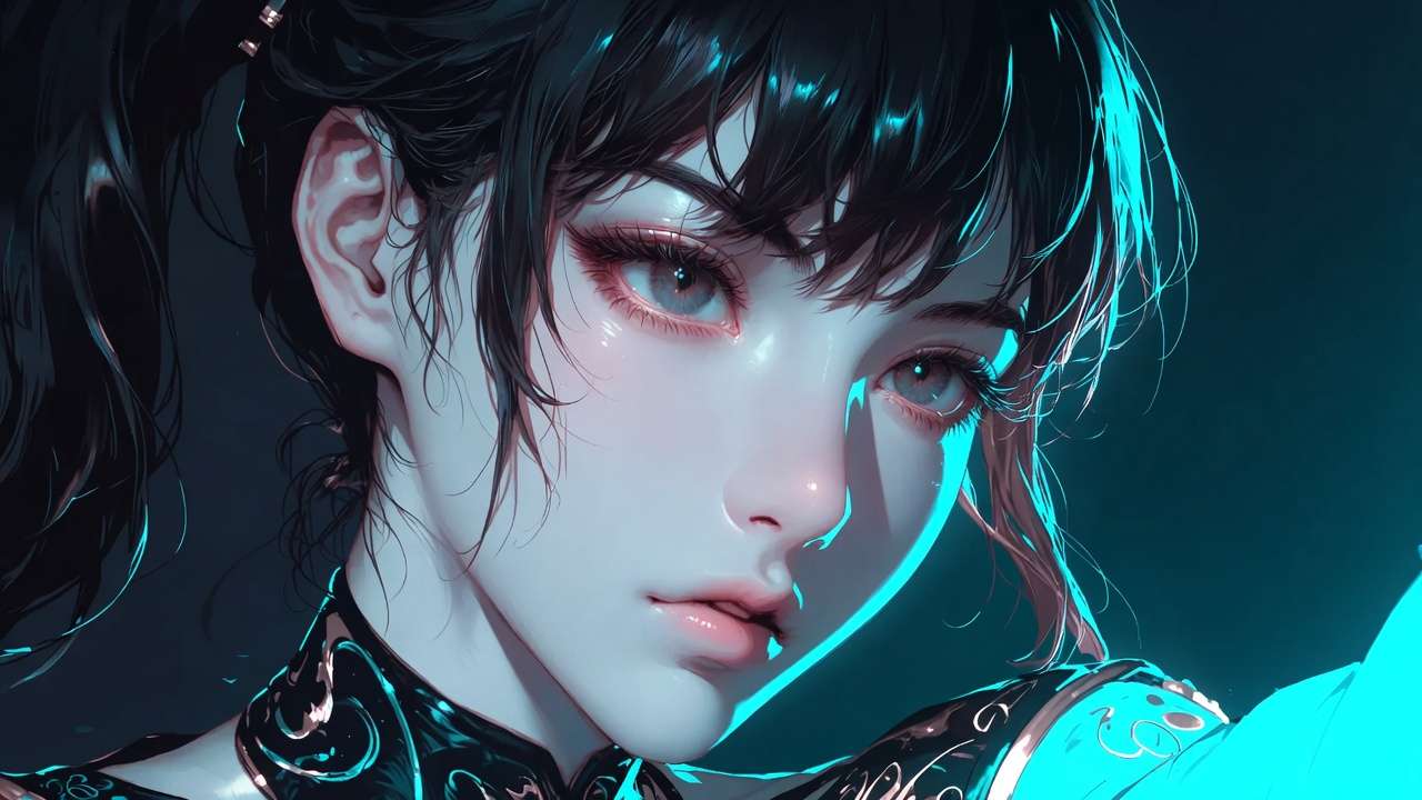 AI landscape art. gallery