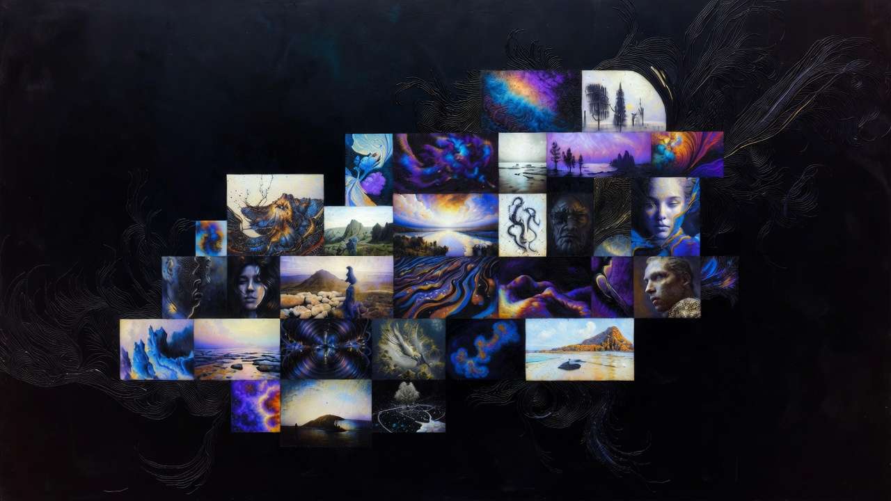 AI digital artwork. gallery