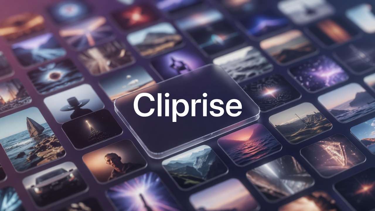 Cliprise text on thumbnail grid