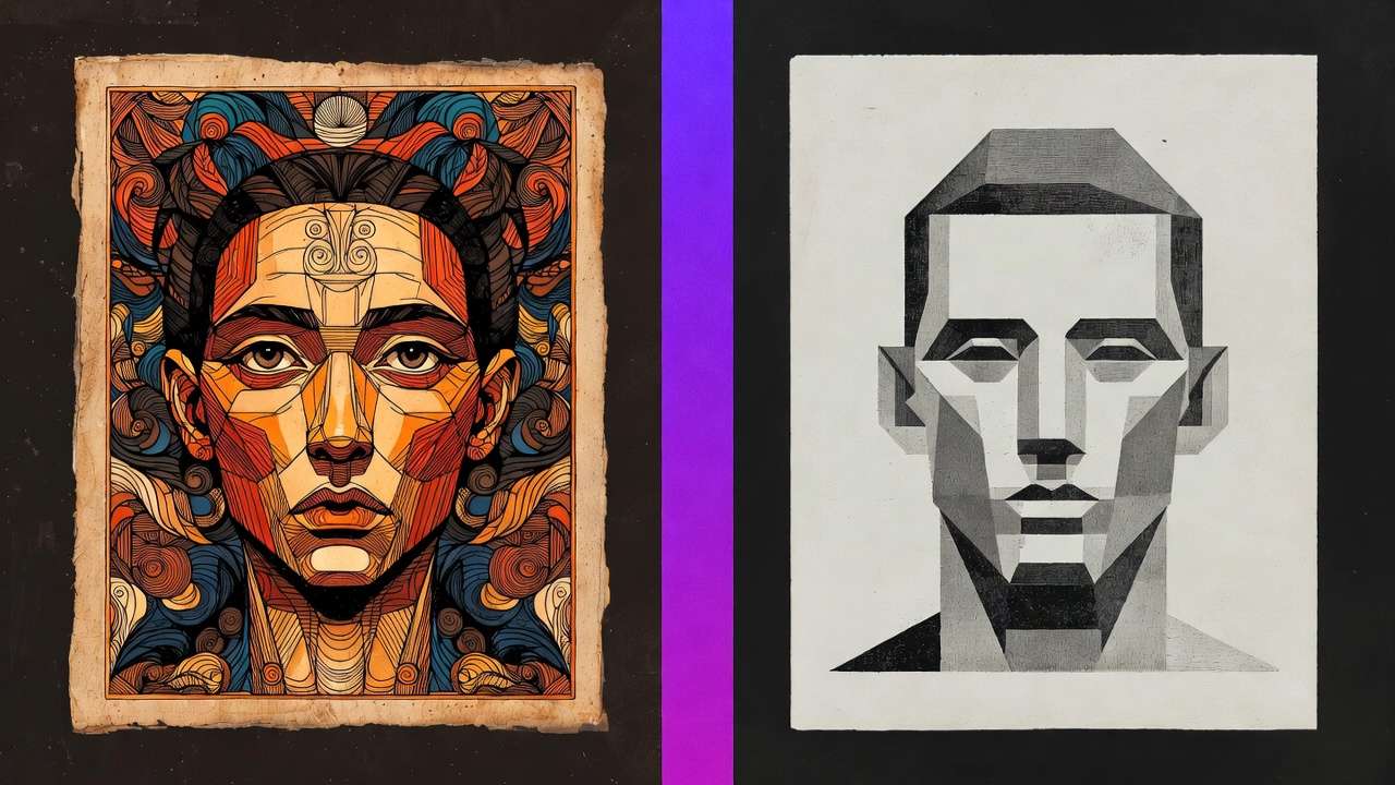 Fantasy landscape, creative output