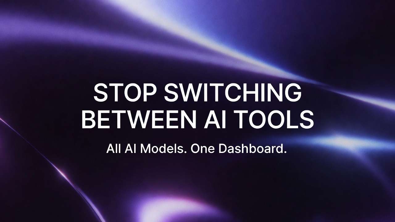 STOP SWITCHING BETWEEN AI TOOLS