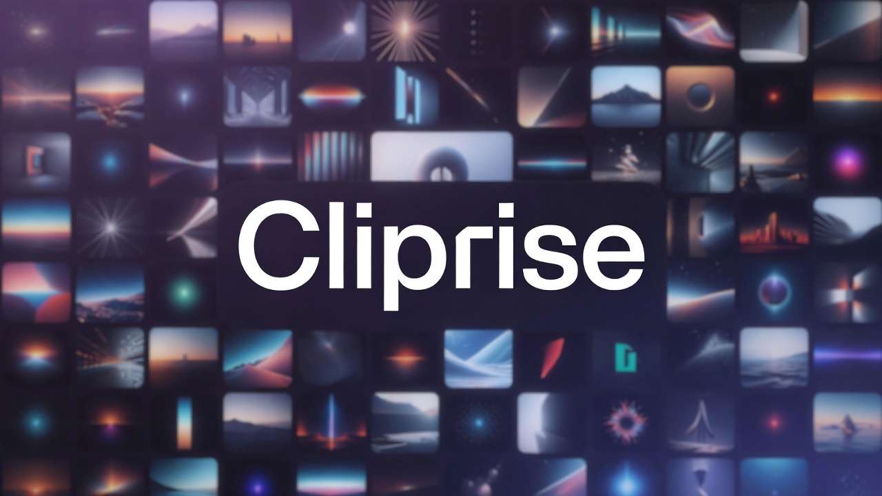 Diverse AI art grid, abstract and surreal pieces