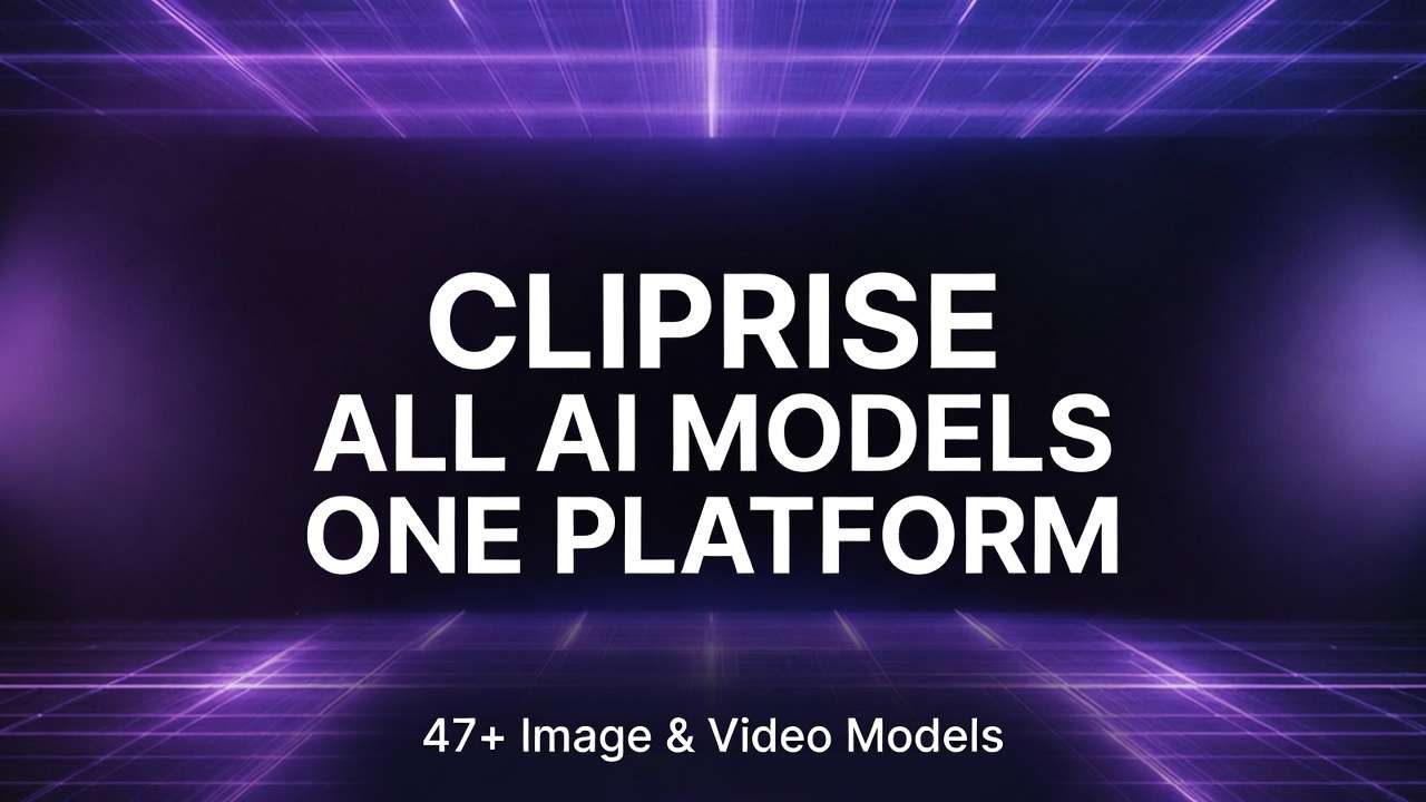 CLIPRISE ALL AI MODELS ONE PLATFORM, 47+ models