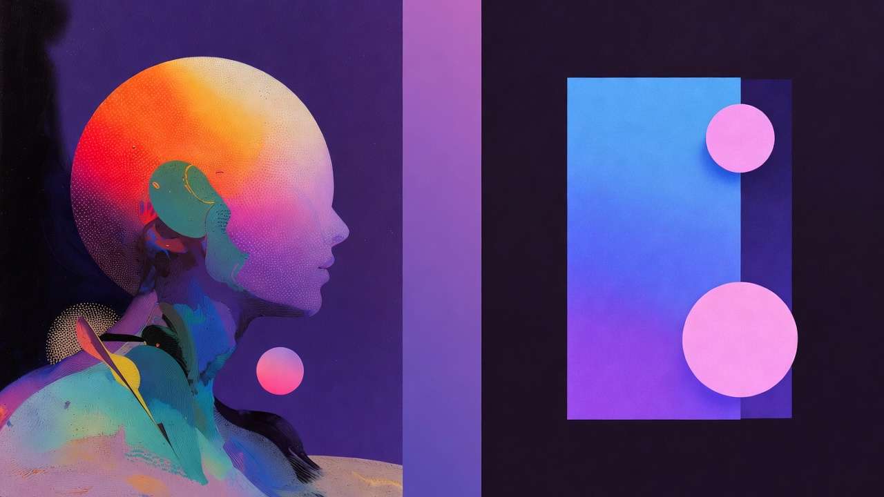 AI video network, data processing visualization