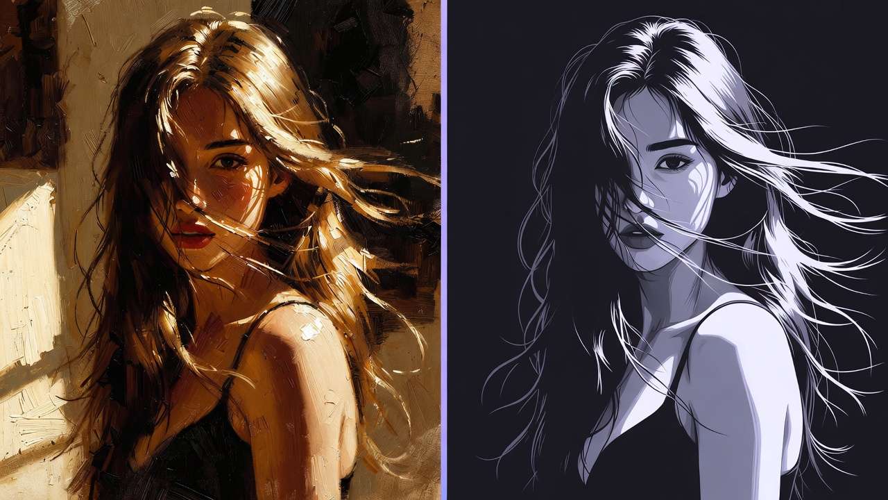 Bright cheerful AI art