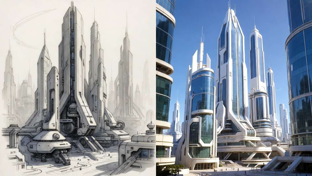 Bright cheerful AI art