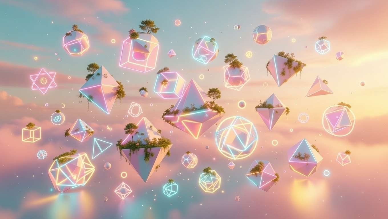 Bright cheerful AI art