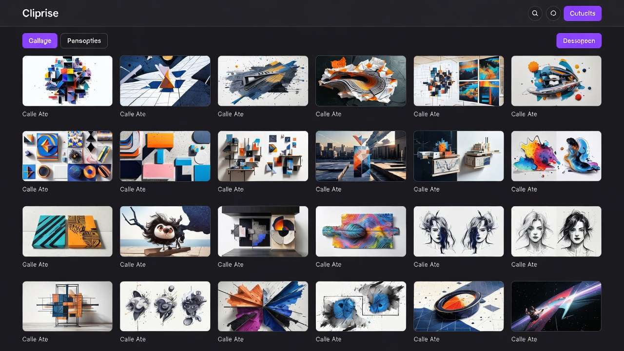 Platform gallery interface screenshot